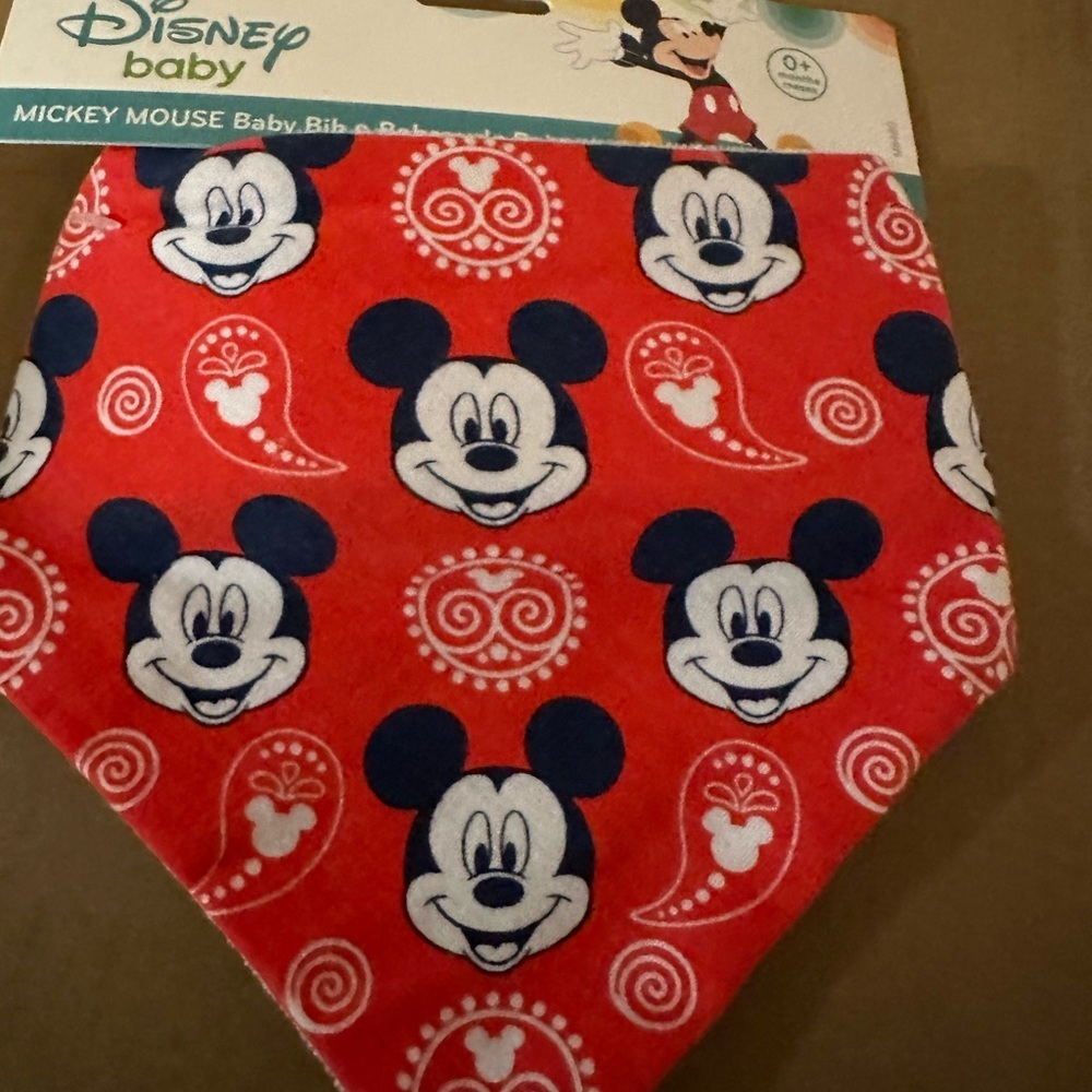 Mickey Mouse baby bib